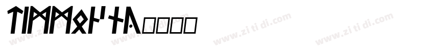 Timmons NY字体转换